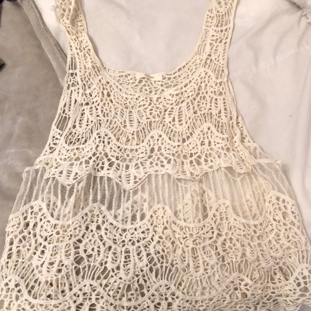 Kanvas see through knit top